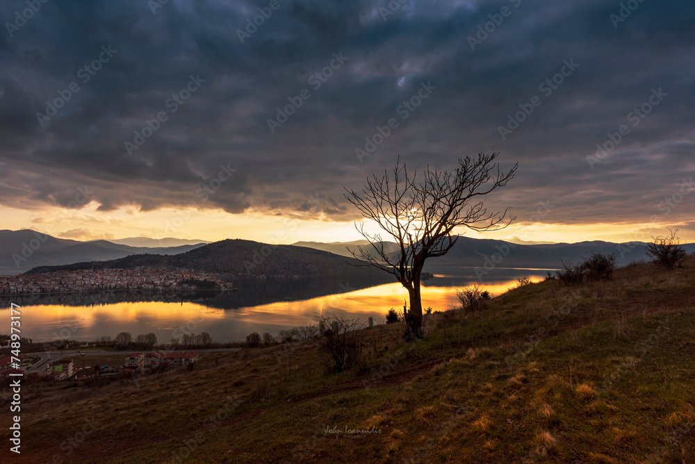 sunrise over the mountains