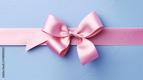Gift ribbon, holiday party background, new year, birthday, celebration background © Derby