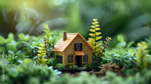 green home, house model