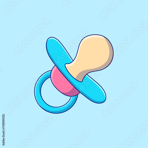 baby pacifier vector illustration
