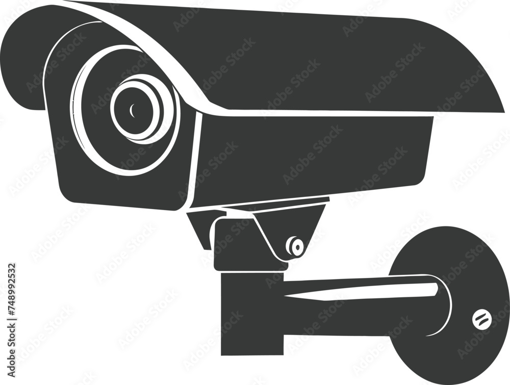Silhouette cctv device black color only Silhouette cctv device black color only