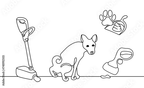 Pooper Scooper. Dog. Defecation. Environment. Hygiene