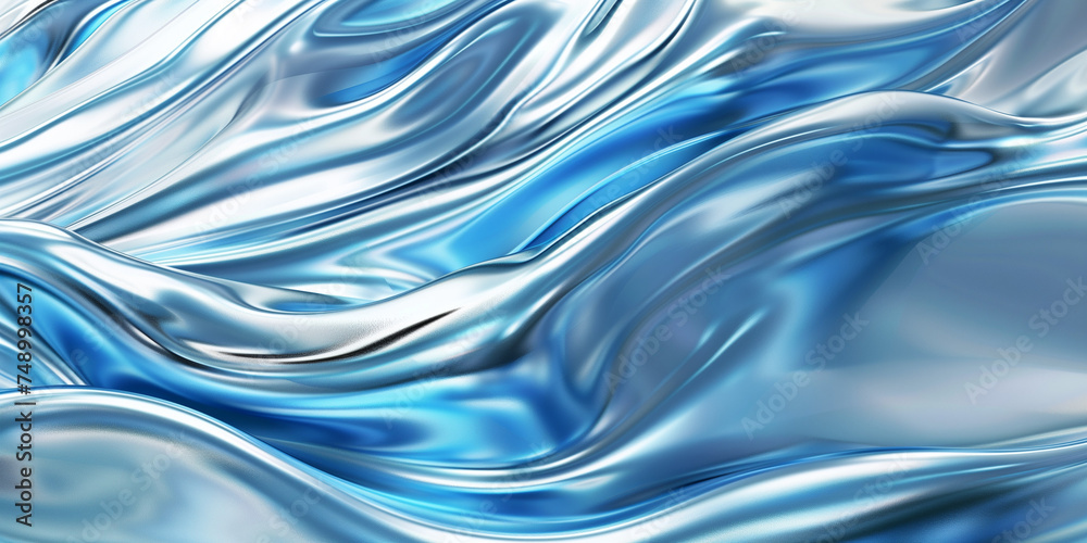 Sfondo ondulato. Astratto. Blue e argento. Sfondo ondulato. Astratto. Blue e argento.