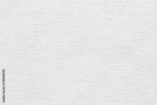 White linen texture, white canvas texture as background photo