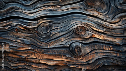 Detailed Wood Texture Close-Up