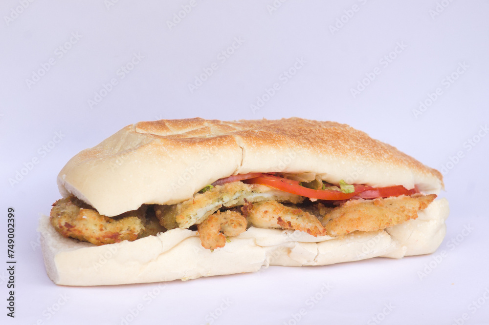 Golden Crunch: Delicious Chicken Milanese Sandwich Golden Crunch: Delicious Chicken Milanese Sandwich