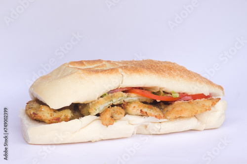Golden Crunch: Delicious Chicken Milanese Sandwich