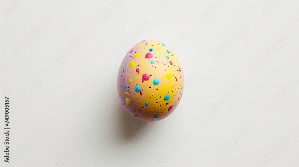 colored boiled egg.