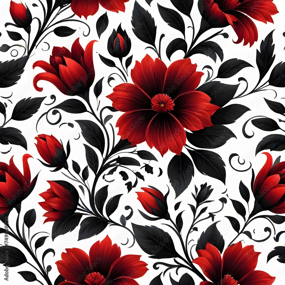 seamless floral pattern seamless floral pattern