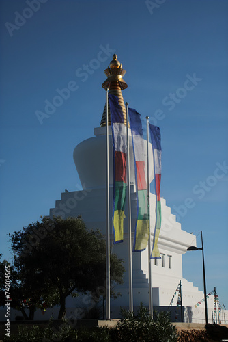 Buddhist stupa of enlightment