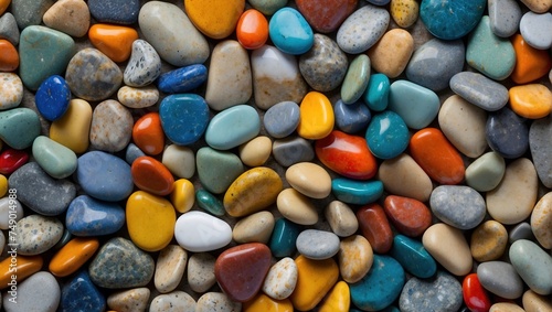a pile of pebbles on a beach