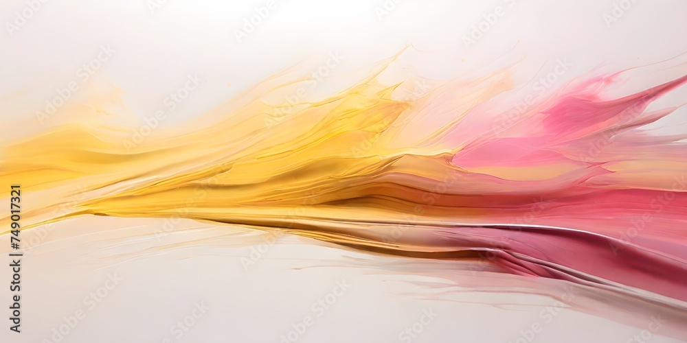 An abstract blur of yellow and pink colors with a grainy texture on a white background, generative AI An abstract blur of yellow and pink colors with a grainy texture on a white background, generative AI