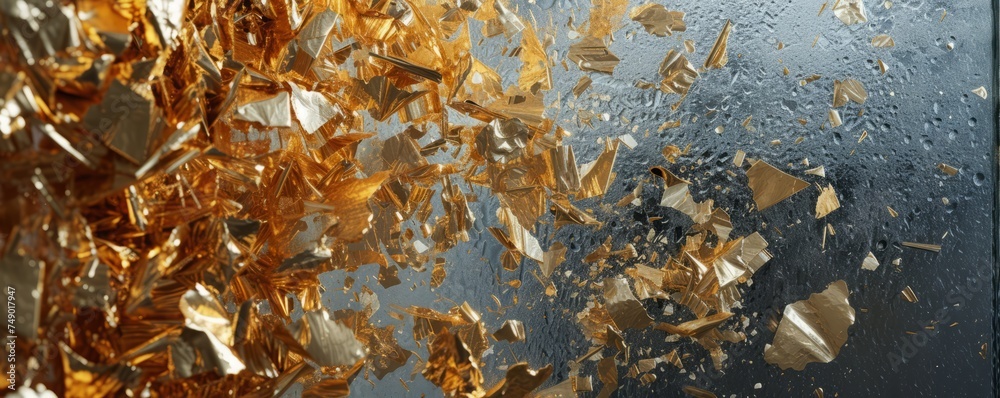 Obraz premium gold foil background.