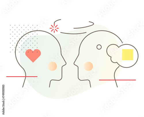 Empathetic Concern - Stock Illustration