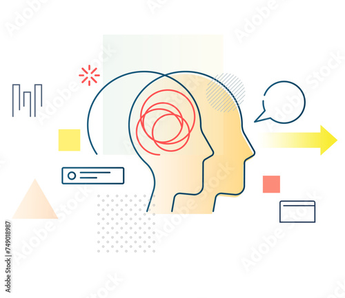 Design Empathy - Empathetic Concern - Stock Illustration