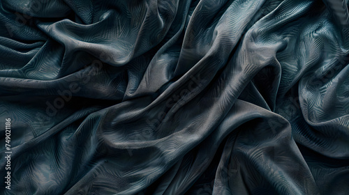 Close Up Shot of Blue Fabric
