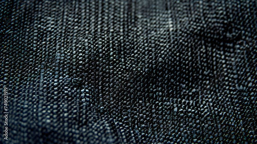 Close Up View of Black Fabric