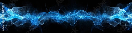 energy neon sound waves background.