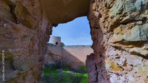 Interior of the Castle of Caracena. Municipality of Caracena. Province of Soria. Castile and Leon. Spain. Europe photo