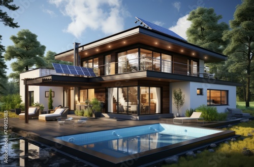 solar power system for a house