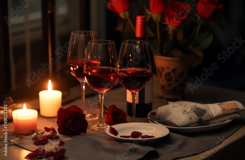 the new wine of choice in a romantic dinner
