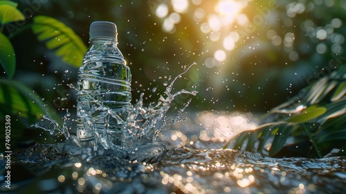 water bottle for hydration with splash
