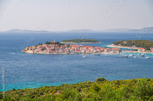 Cityscape of Primosten in Croatia