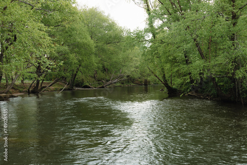 The Tuck  Tuckasegee river  flowing near Bryson city North Carolina