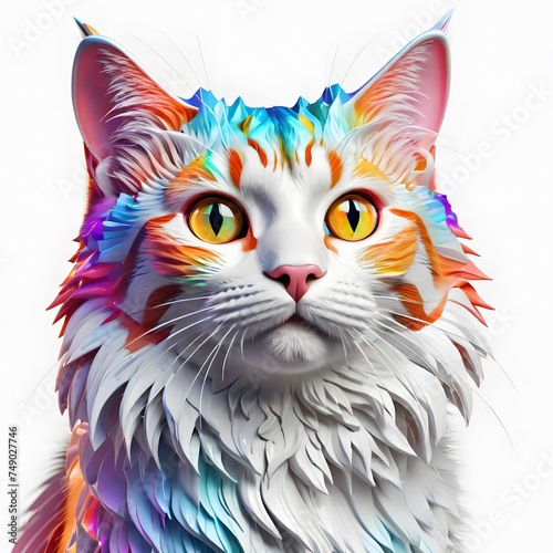 colorful cat © derman
