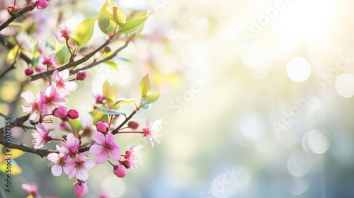 spring natural frame background with copy space © zhor