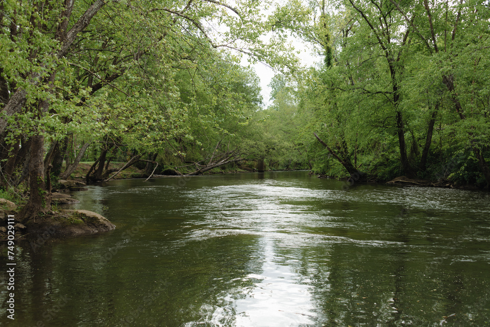 The Tuckasegee river near Bryson city North Carolina The Tuckasegee river near Bryson city North Carolina
