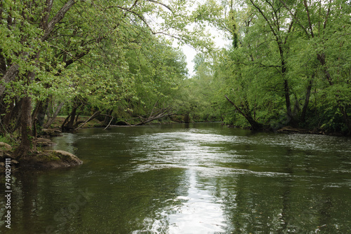 The Tuckasegee river near Bryson city North Carolina