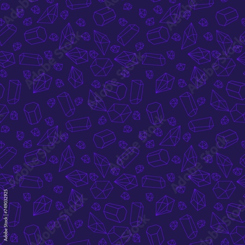 Summer cartoon geometric seamless crystals pattern for fabrics and linens and kids clothes print and festive