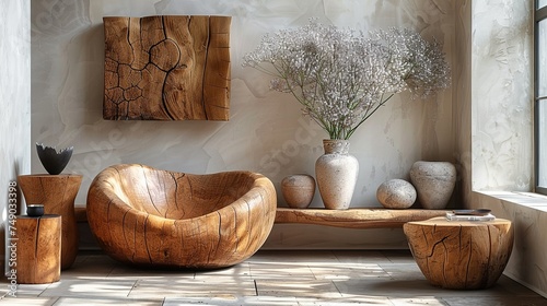 designer furniture made of wood