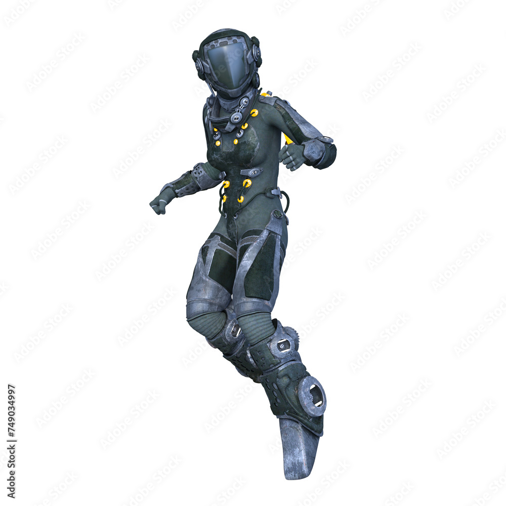 サイバーウーマン 3DCGレンダリング サイバーウーマン 3DCGレンダリング