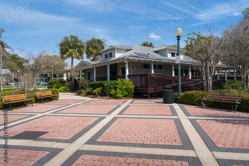 Community building of Donnelly park in Mount Dora, Florida photo