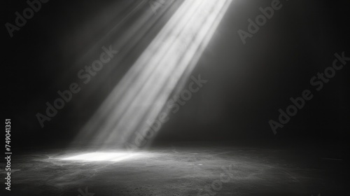Illuminated Beam of Light