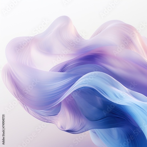 a blue and purple wavy fabric