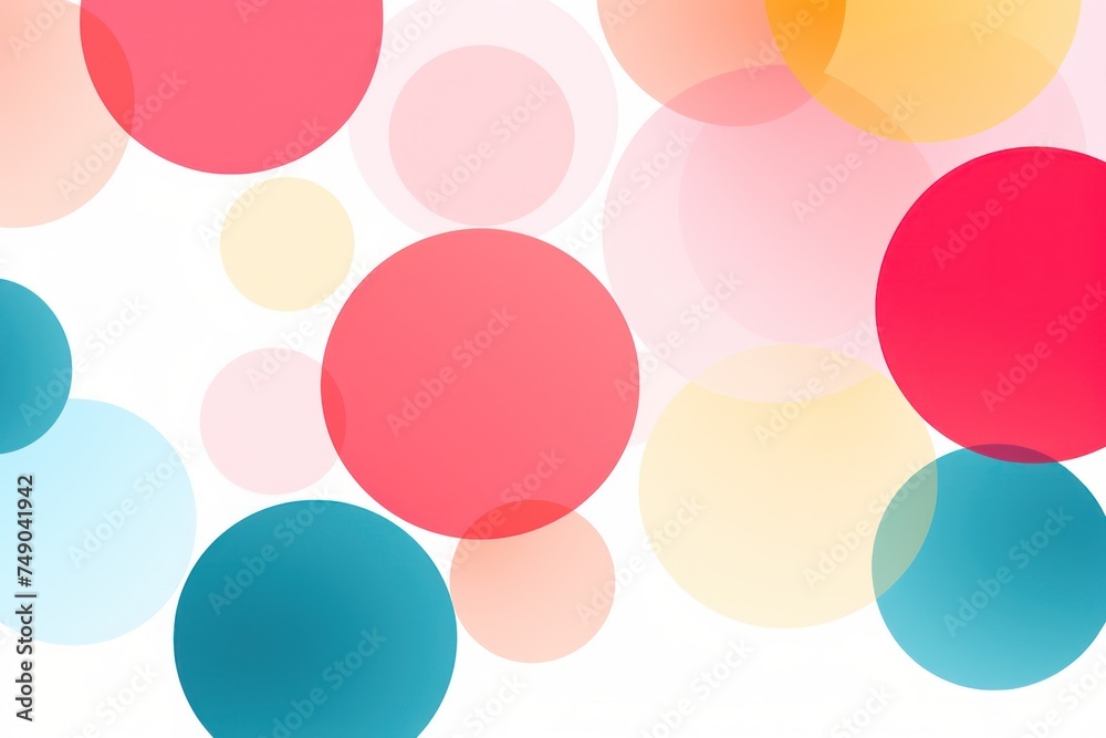 a group of colorful circles