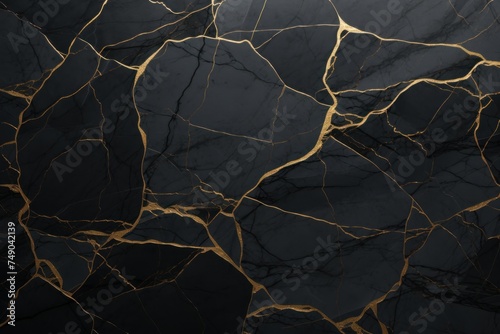 High resolution black marble floor texture, in the style of shaped canvas