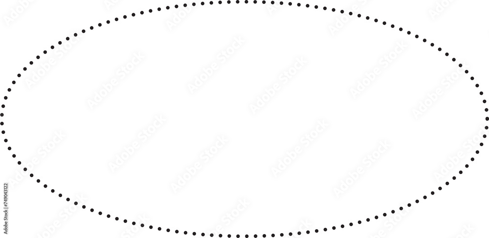 Oval frame dots black. Design element Oval frame dots black. Design element