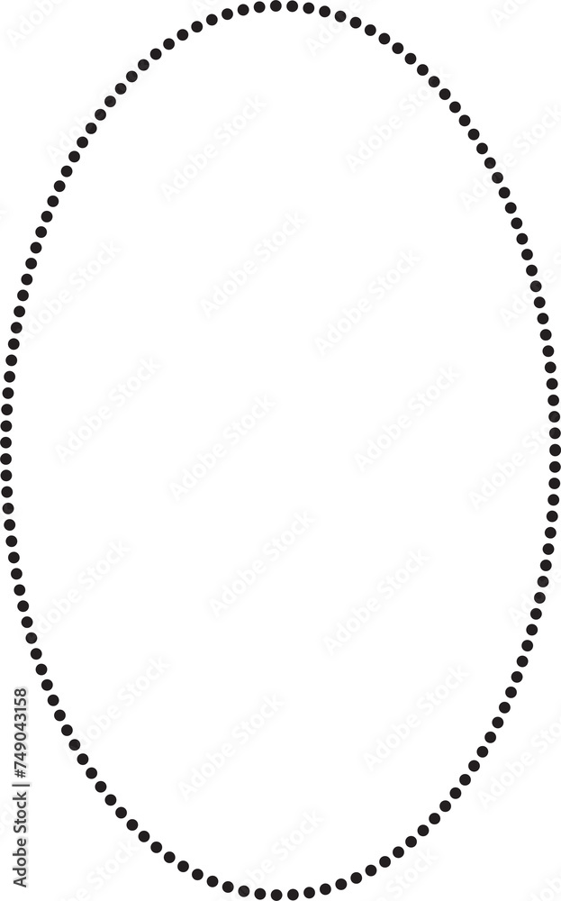 Oval frame dots black. Design element Oval frame dots black. Design element