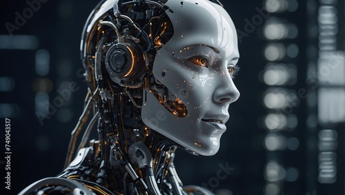 AI Robot, artificial intelligence language, generative AI