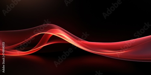 a red and orange light curves