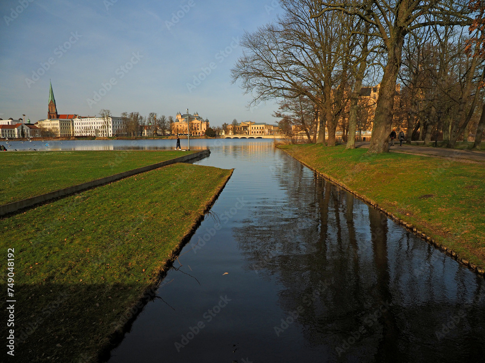 Fototapeta premium Schwerin Stadtansicht
