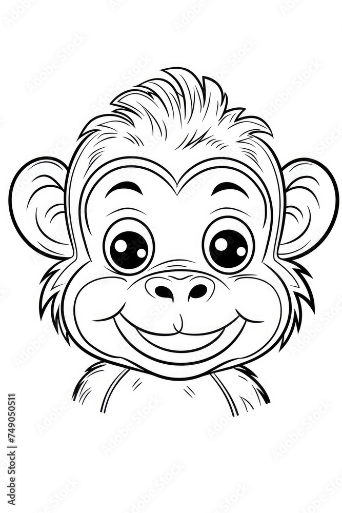 Monkey Coloring Pages Monkey Coloring Pages
