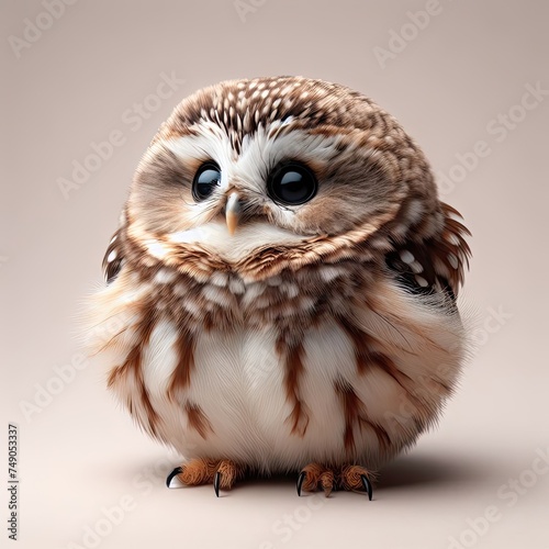 adorable cute owl - version 2