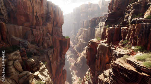Giant canyon view