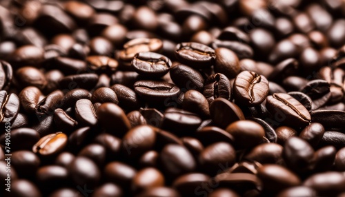 Coffee beans in close-up  ready for a brew