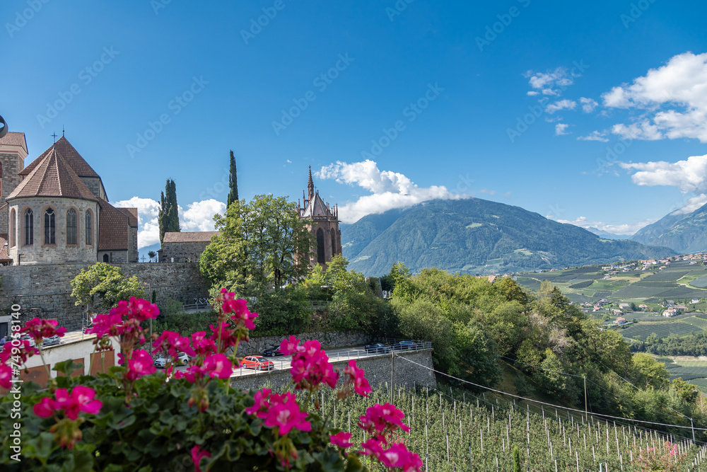 Naklejka premium Südtirol, Schenna, Meran